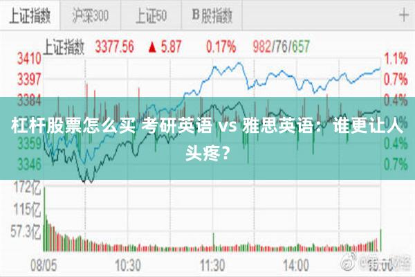 杠杆股票怎么买 考研英语 vs 雅思英语：谁更让人头疼？